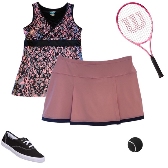 Skort de sport femme grande taille avec short intégré, style jupe slim